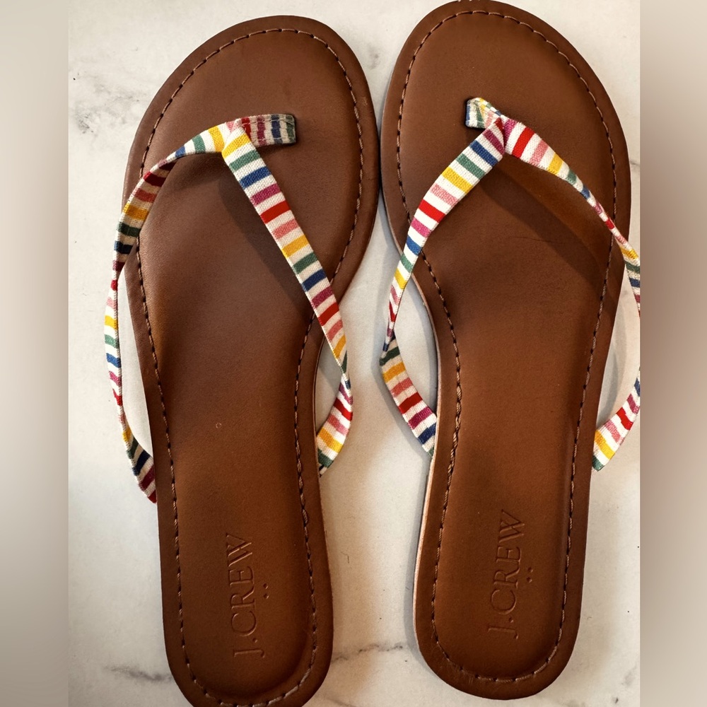 J Crew flip flops